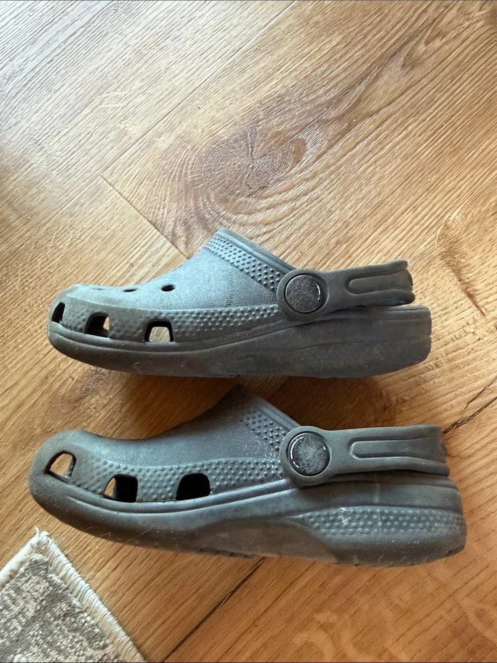 Crocs C10 Kids Black Slip-On Clog